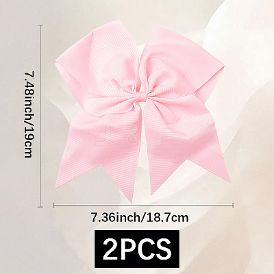 2Pcs Rubber Hair Ties MRMJ-SC0001-49A-1