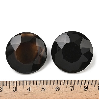 Natural Black Onyx(Dyed & Heated) Cabochons G-D350-01A-1