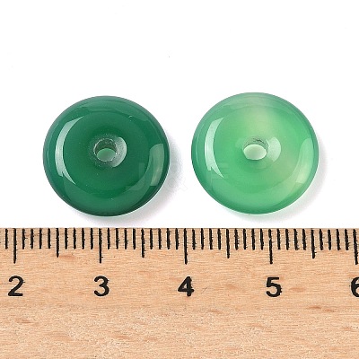 Natural Agate Dount/Pi Disc Charms G-L646-09B-01-1