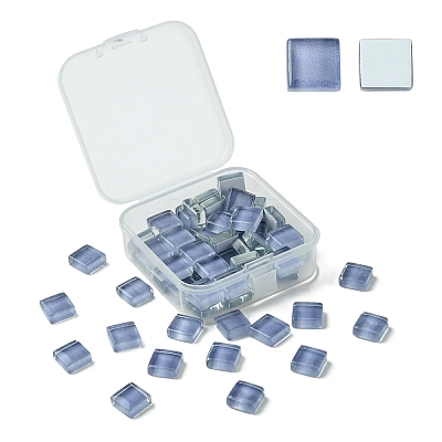 60Pcs Transparent Glass Cabochons GLAA-YW0003-65-12-1