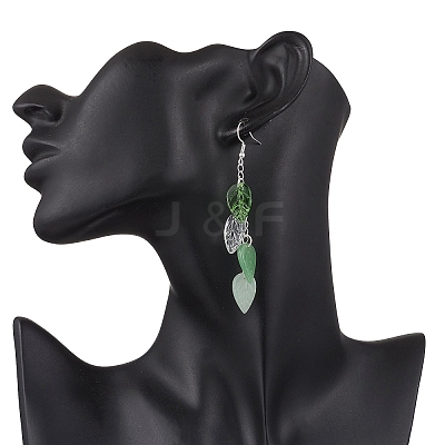 Handmade Lampwork Dangle Earrings EJEW-JE06490-1