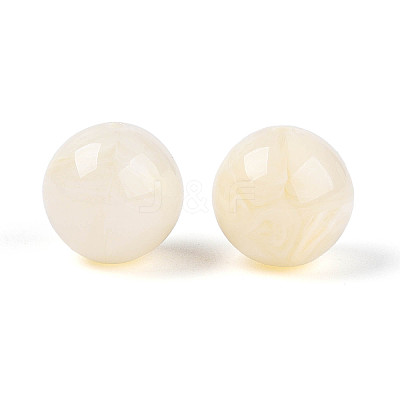 Round Acrylic Imitation Gemstone Beads OACR-R029-16mm-29A-1