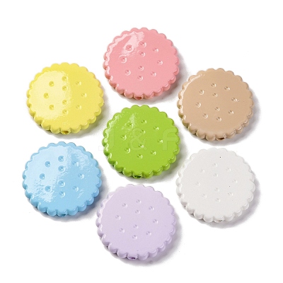 Baking Paint Opaque Acrylic Beads MACR-F080-15-1