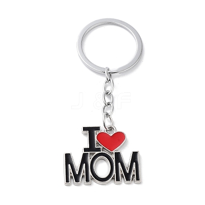 Mother's Day Alloy Enamel Keychains LS-KEYC-P020-A01-1