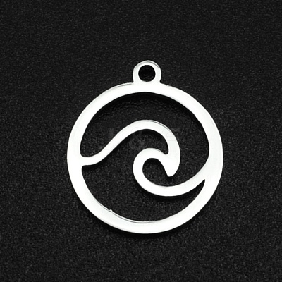 Non-Tarnish 201 Stainless Steel Charms STAS-N090-LA002-1