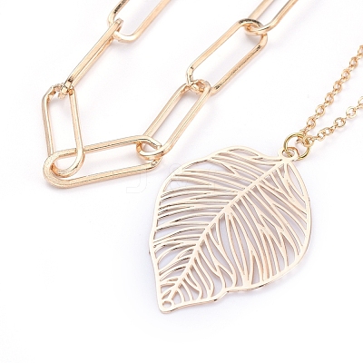 Pendant & Chain Necklaces Sets X-NJEW-JN02759-1