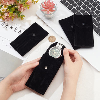 Portable Velvet Watch Pouches TP-WH0001-02C-1