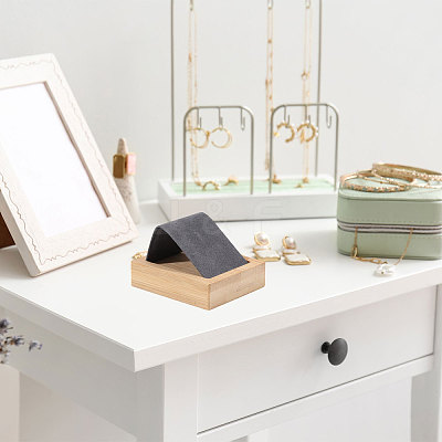Velvet Earring Display Stand ODIS-WH0086-102-1