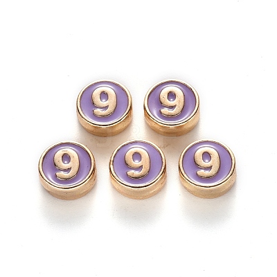 Alloy Enamel Beads ENAM-R055-04-09-RS-1