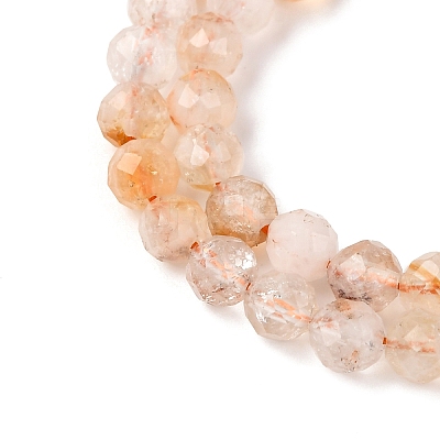 Natural Citrine(Heated) Beads Strands LS-G-G155-B03-02-1