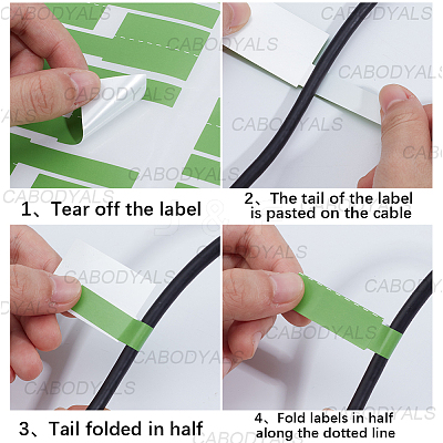 10Pcs 10 Colors Paper Self-Adhesive Stickers DIY-SP0006-12-1