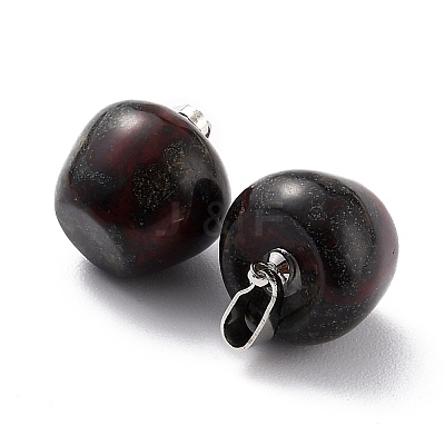 Natural Dragon Blood Pendants G-Z022-01J-1