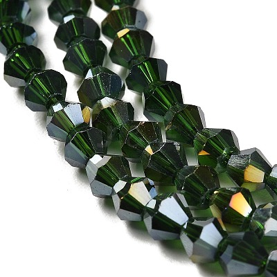 Transparent Electroplate Glass Beads Strands LS-EGLA-A039-T4mm-B25-1