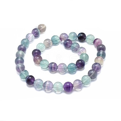 Natural Fluorite Beads Strands G-I249-B02-03-1