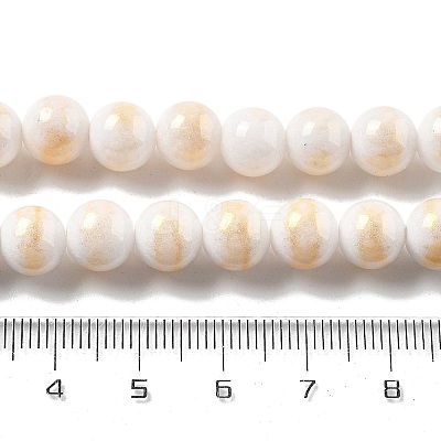 Natural Mashan Jade Beads Strands G-A255-A01-01H-1