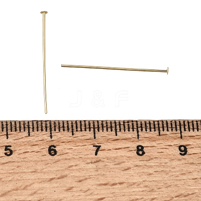 Brass Head Pins KK-CBA1A60-11A-G-1
