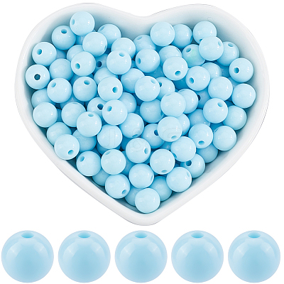 Opaque Acrylic Beads MACR-SP0001-27B-03-1