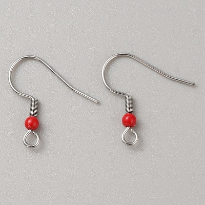 304 Stainless Steel Earring Hooks STAS-WH0027-64P-04-1