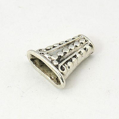 Tibetan Style Alloy Caps K08VB041-1