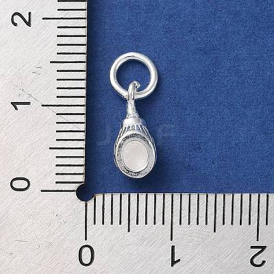 925 Sterling Silver Sea Animal Shell Shape Charms STER-E071-02S-08-1