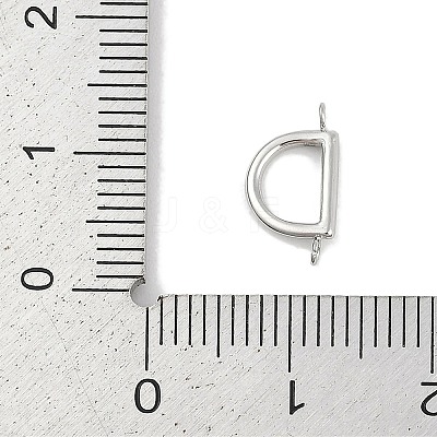 304 Stainless Steel Letter Connector Charms STAS-M108-01P-04-1