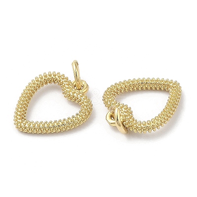 Rack Plating Brass Charms KK-Q775-24G-1