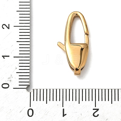 304 Stainless Steel Lobster Claw Clasps STAS-B089-01H-G-1