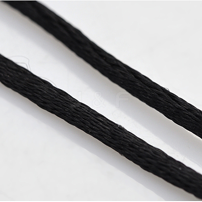 Nylon Satin Rattail Cords NWIR-O001-B-05-1