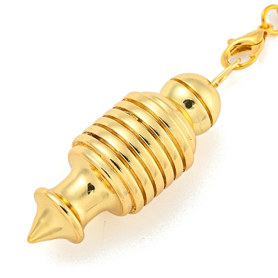 Rack Plating Brass Coil Dowsing Pendulums AJEW-B106-02G-1