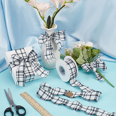 Polyester Ribbons SRIB-WH0011-354C-1