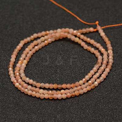 Natural Sunstone Beads Strands X-G-K182-2mm-13-1