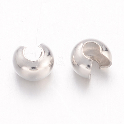 Brass Crimp Beads Covers EC266-1NF-1