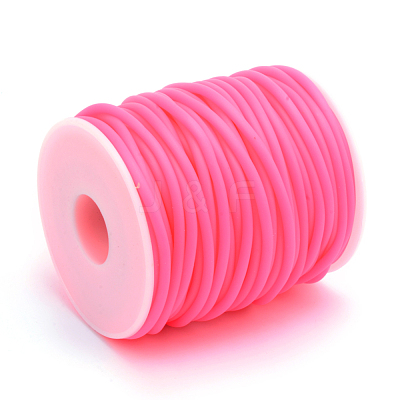 Hollow Pipe PVC Tubular Synthetic Rubber Cord RCOR-R007-3mm-02-1
