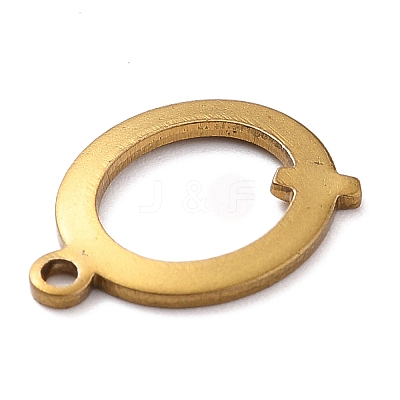 PVD Vacuum Plating  304 Stainless Steel Charms STAS-H112-Q-AB-1