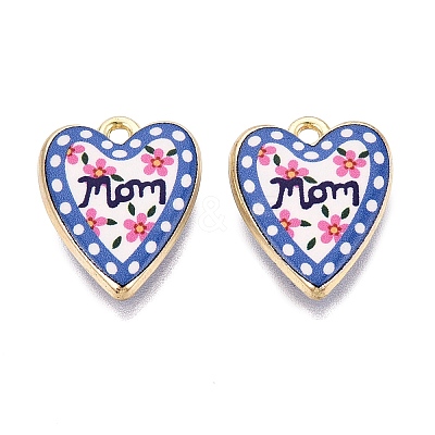 Printed Alloy Pendants PALLOY-SZC0008-14C-1