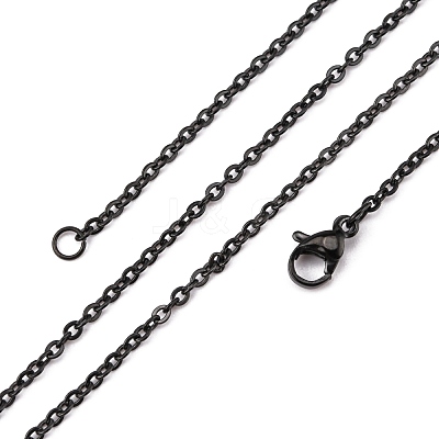 304 Stainless Steel Cable Chain Necklaces STAS-L164C-01B-1