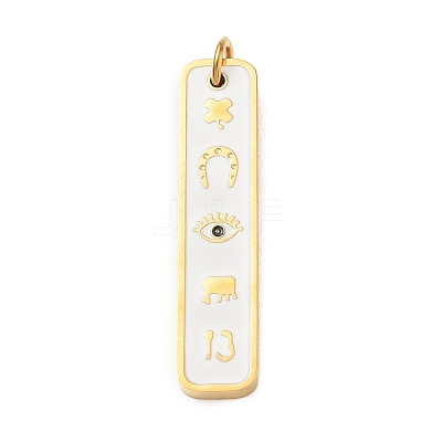 304 Stainless Steel Pendants FIND-T075-05G-1