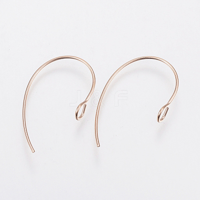Ion Plating(IP) 304 Stainless Steel Earring Hooks STAS-F148-05RG-1