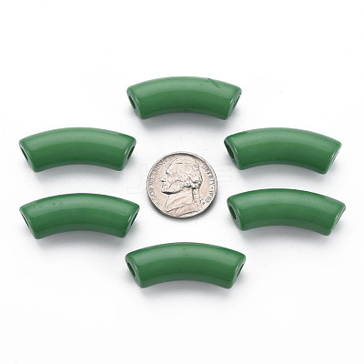 Opaque Acrylic Beads MACR-S372-001B-17-6333-1