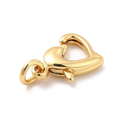 Rack Plating Brass Lobster Claw Clasps KK-K270-23G-1