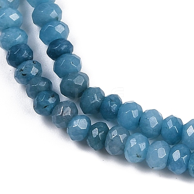 Natural White Jade Beads Strands G-Z069-01W-1