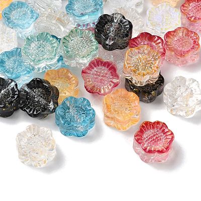Transparent Glass Beads GLAA-O023-24-1
