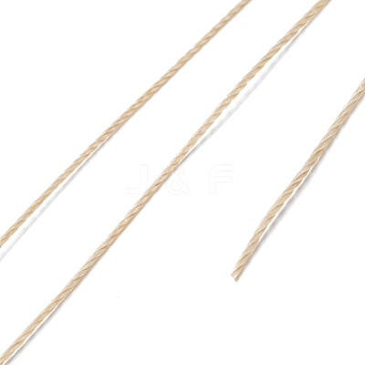 Round Waxed Polyester Thread String X-YC-D004-02C-138-1