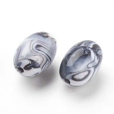 Acrylic Beads MACR-E025-32C-12x17mm-1