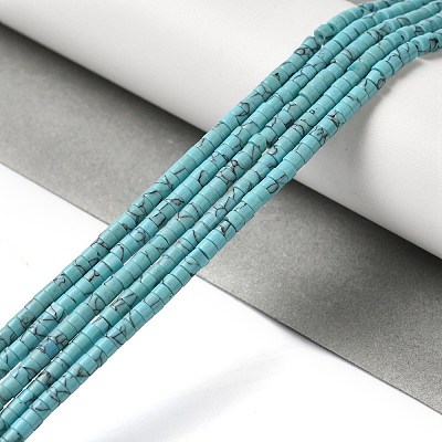 Synthetic Turquoise Beads Strands G-K368-A05-02-1