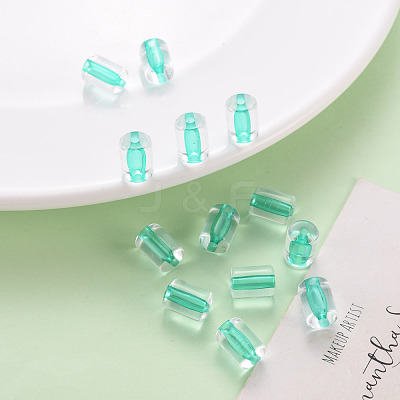Transparent Acrylic Beads TACR-S154-17A-68-1