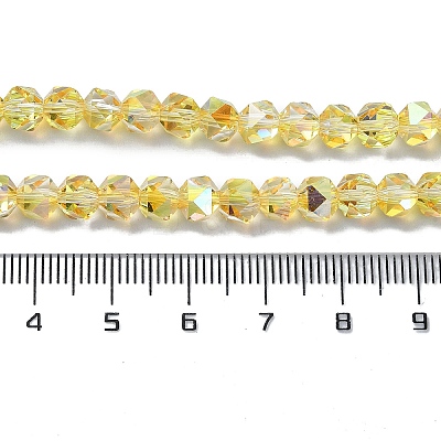 Electroplate Glass Beads EGLA-L018-B-AB06-1