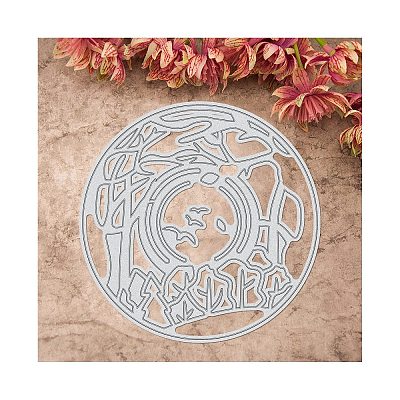 Halloween Carbon Steel Cutting Dies Stencils DIY-WH0170-060-1
