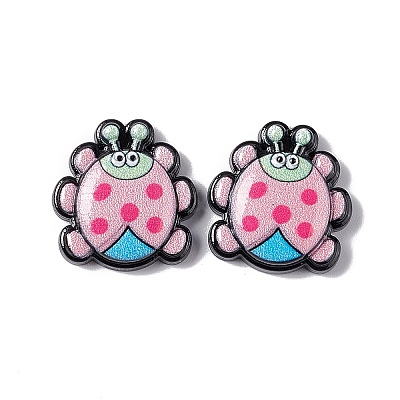 Opaque Resin Cabochons LS-RESI-C027-01E-1