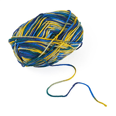 Polyester Fibers Knitting Yarn DIY-TADJ0002-005C-1